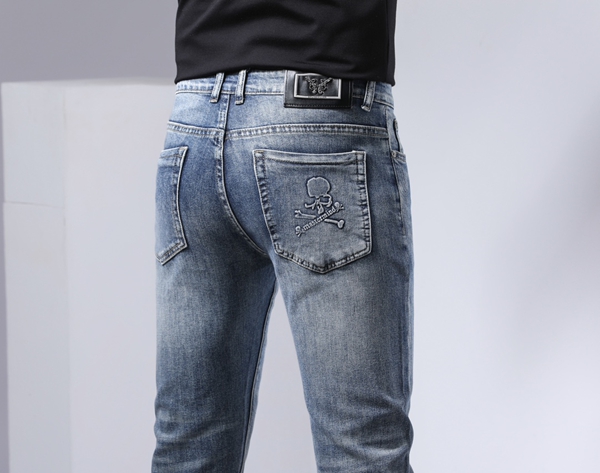 ブランドジーンズ素材ディテール